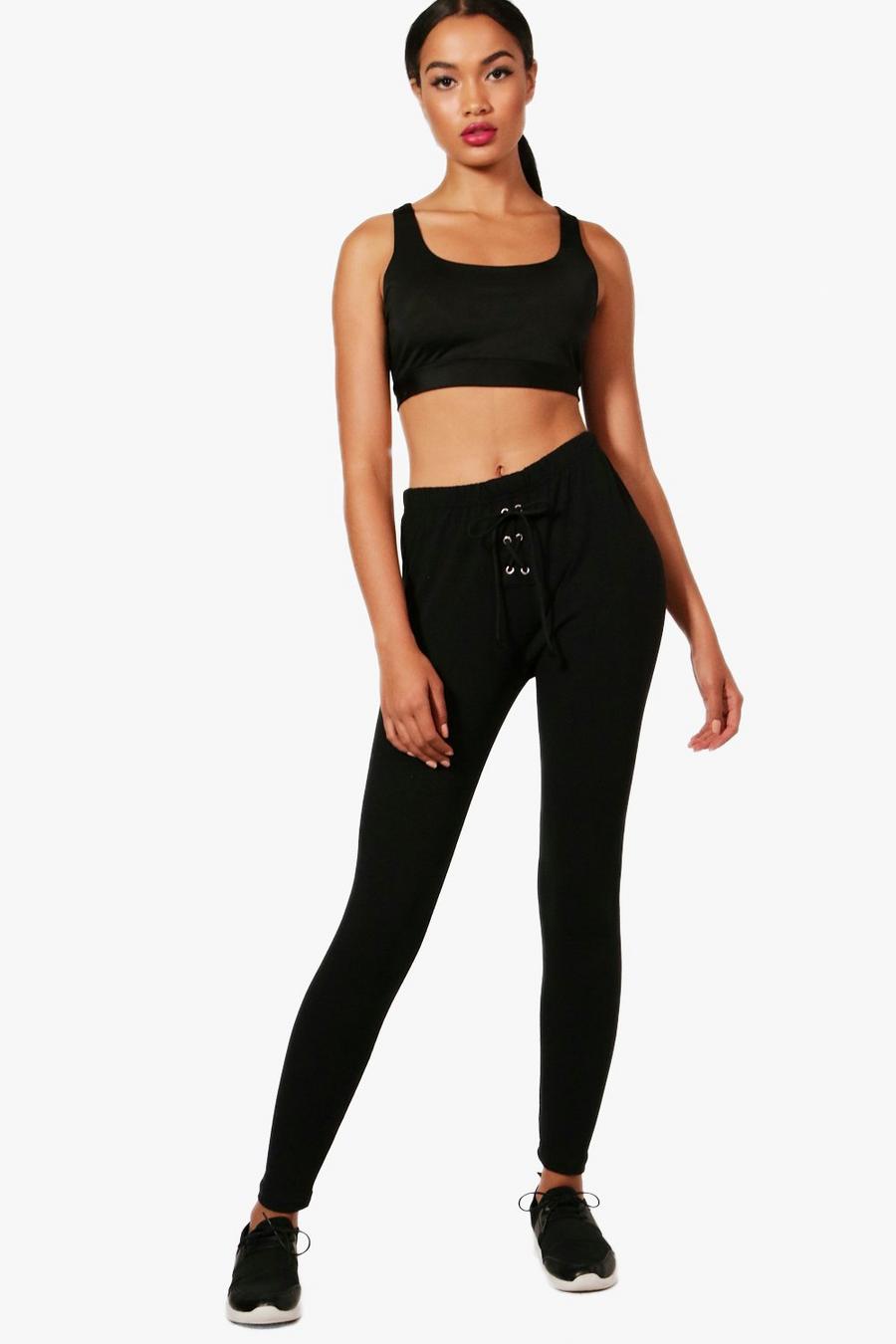 Fit Lace Up Leggings image number 1