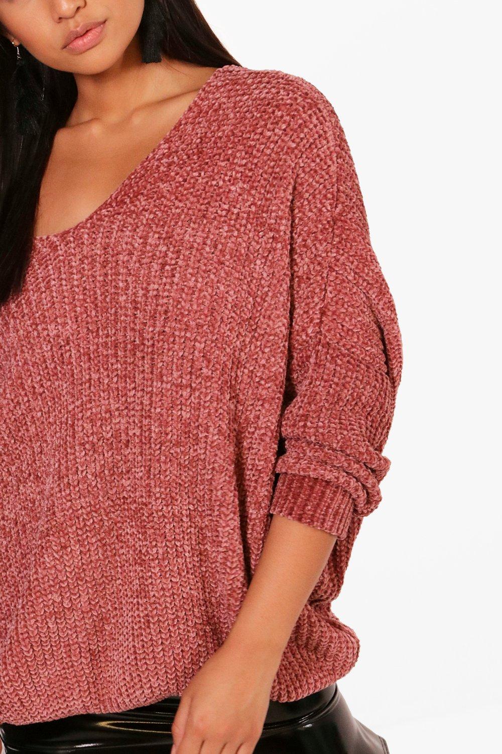 oversized chenille sweater