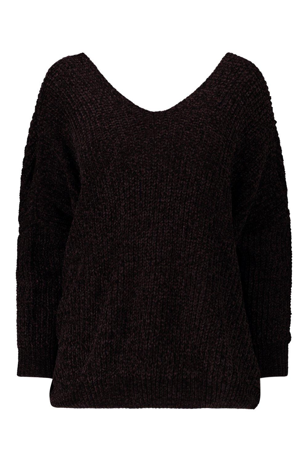 Slouchy chenille sweater deals