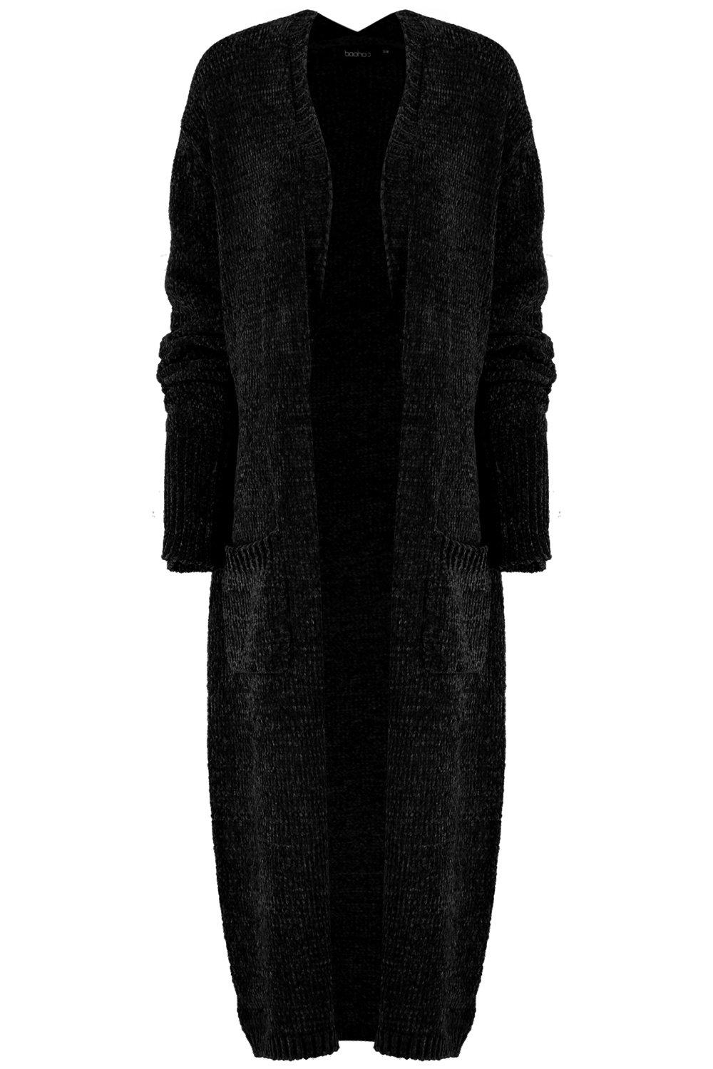 Chenille maxi cardigan hotsell