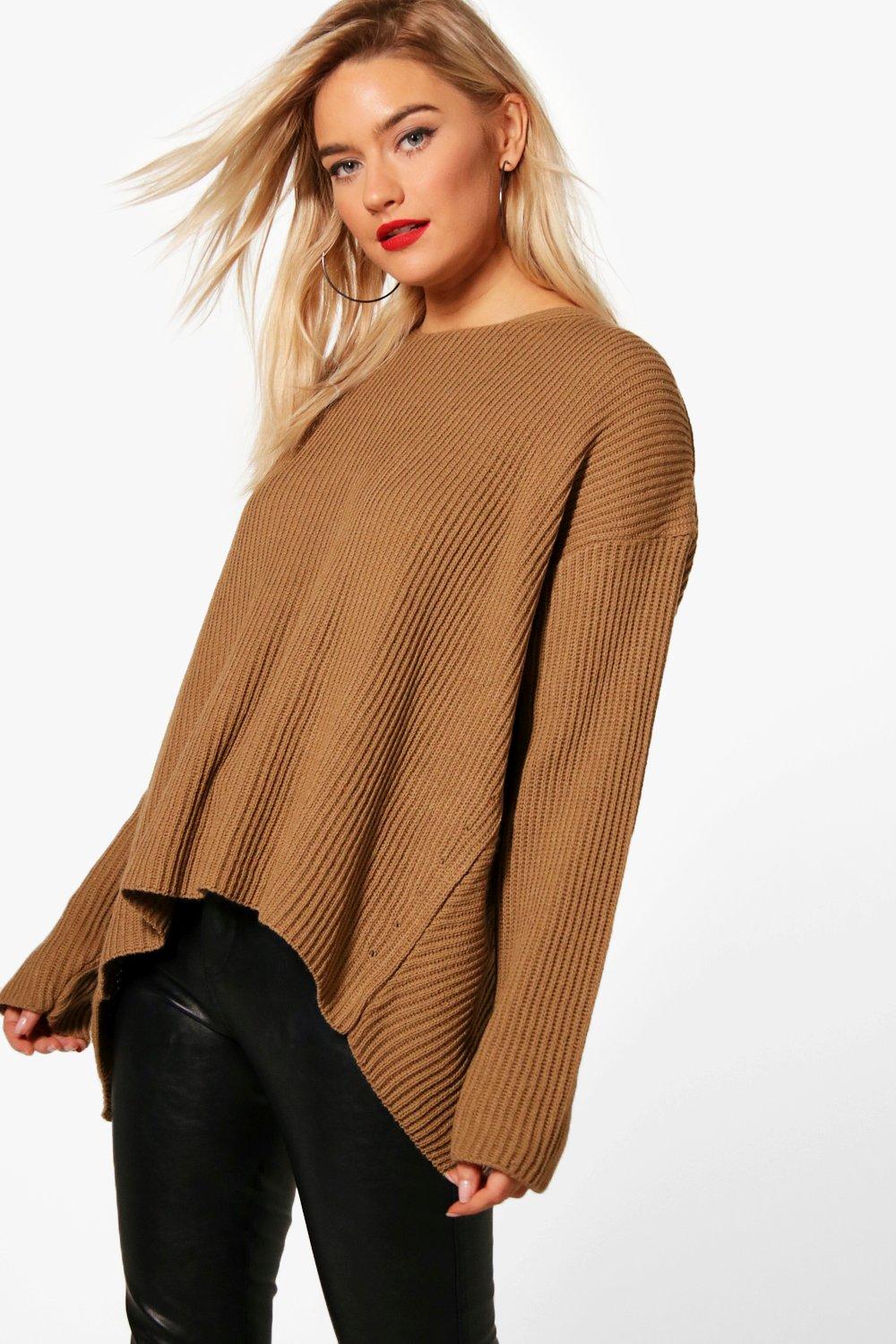Black twist back sweater best sale