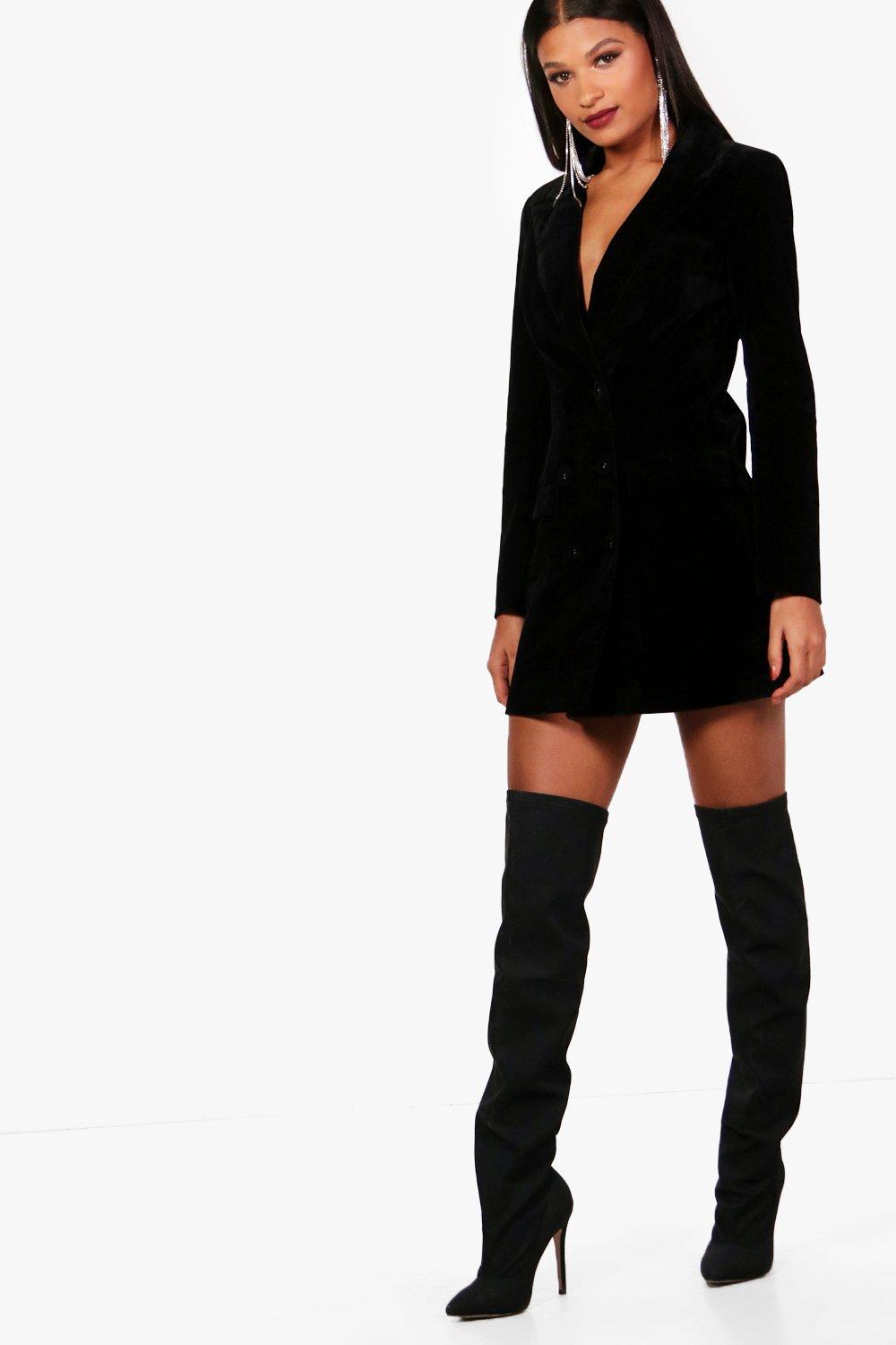 Robes En Velours Robes Velours Femme Boohoo Fr