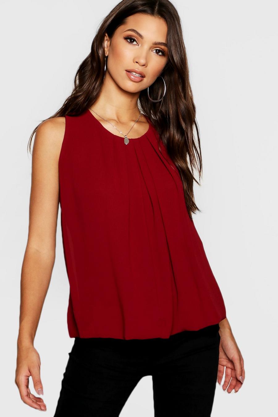 Berry Bow Back Blouse image number 1