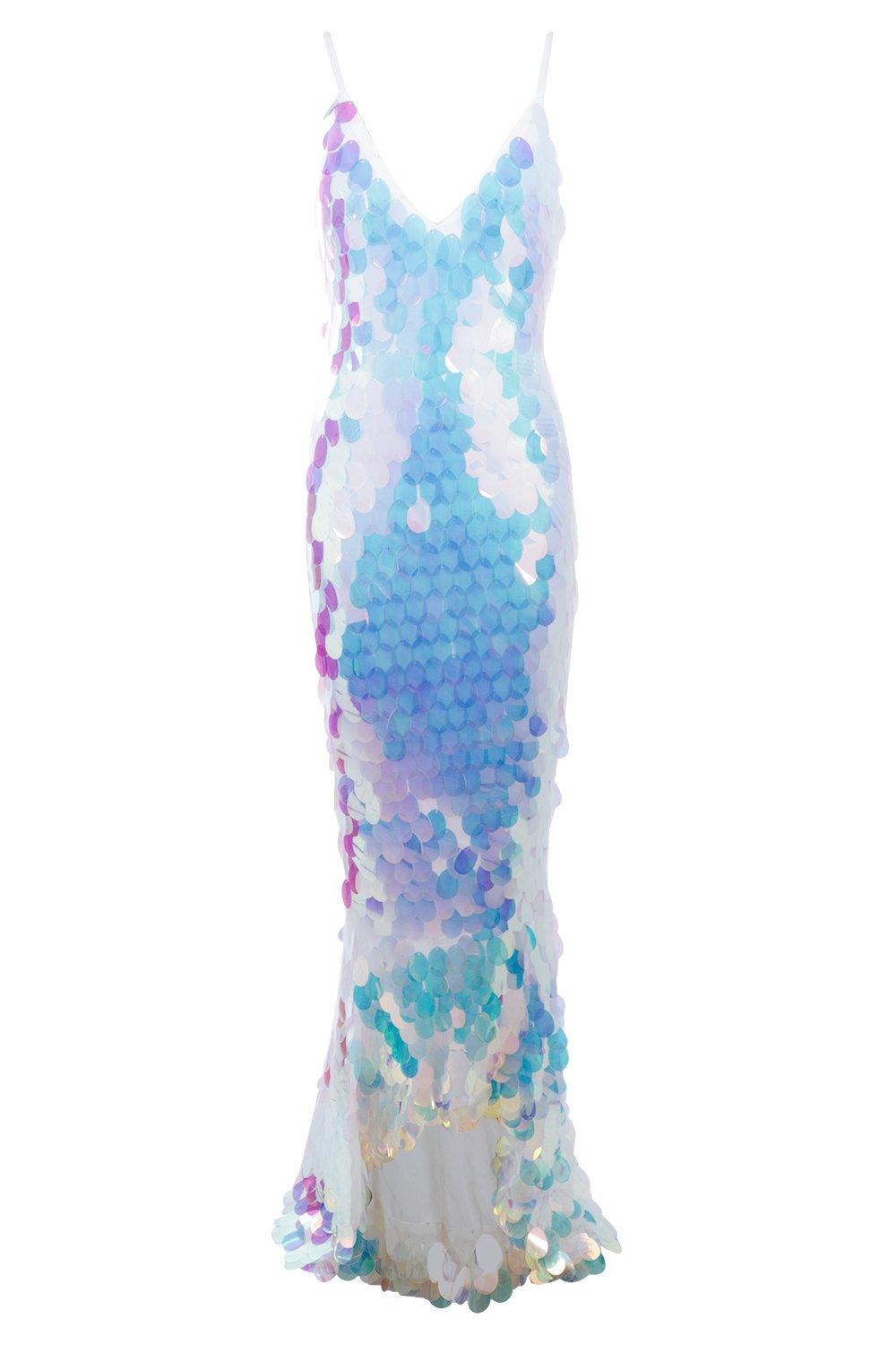 iridescent maxi skirt