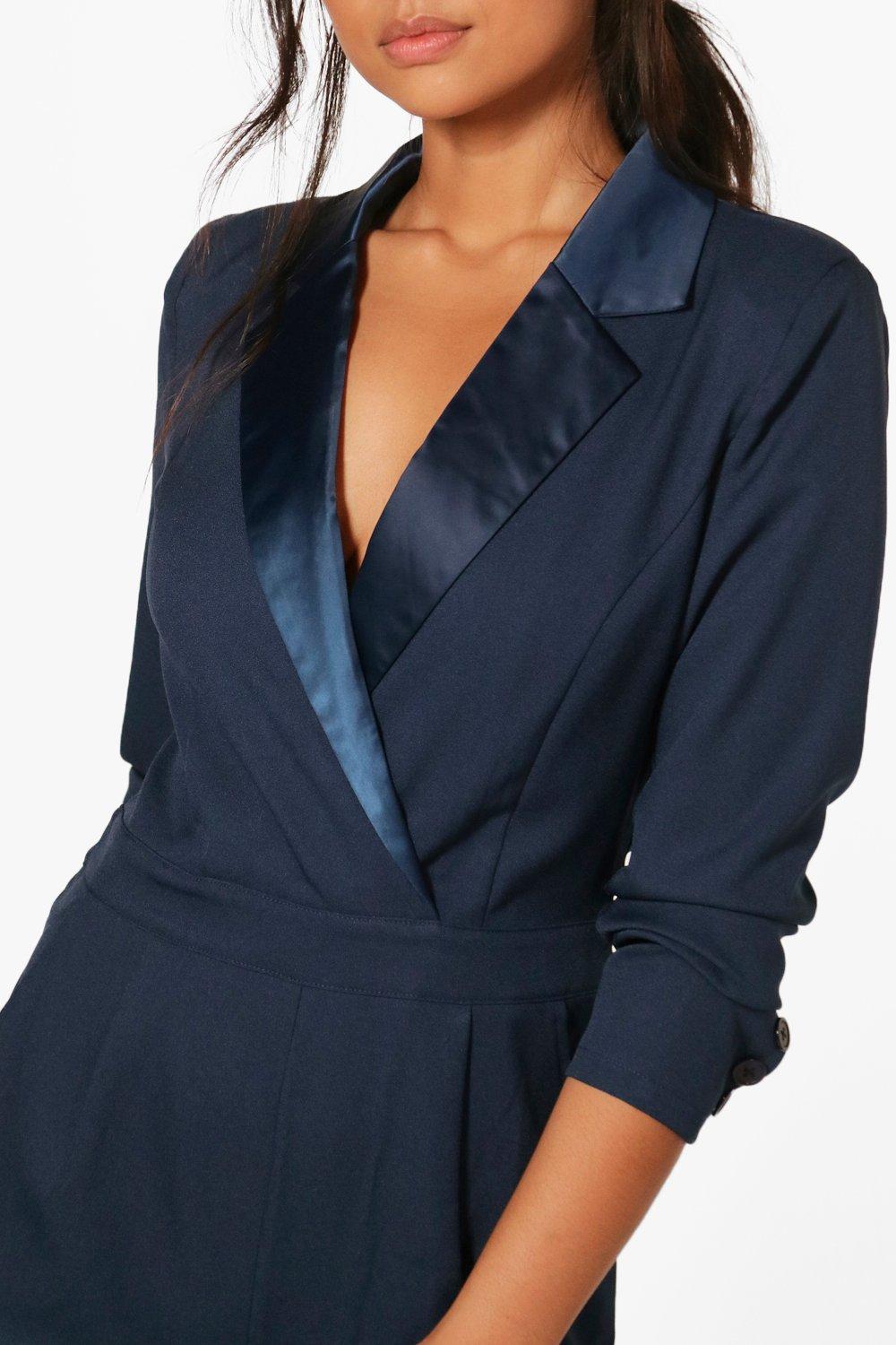 Navy tuxedo hot sale jumpsuit