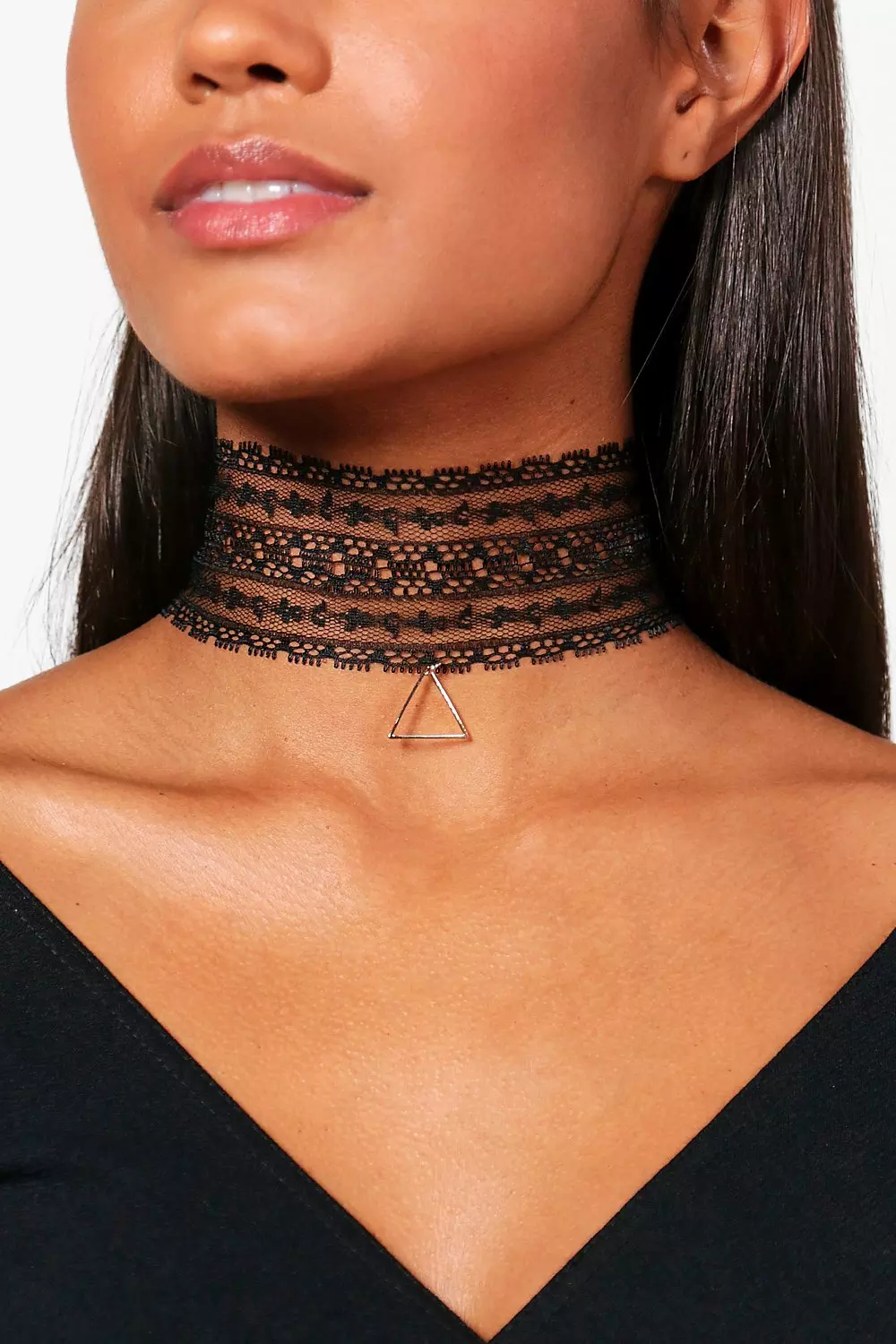 Natalie Floral Lace Choker Boohoo