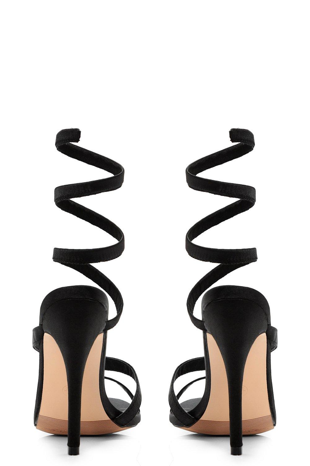 Spiral Strap Sandals Boohoo UK