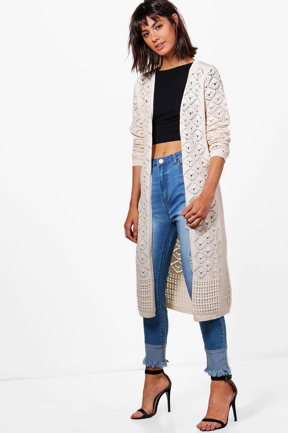 crochet maxi cardigan
