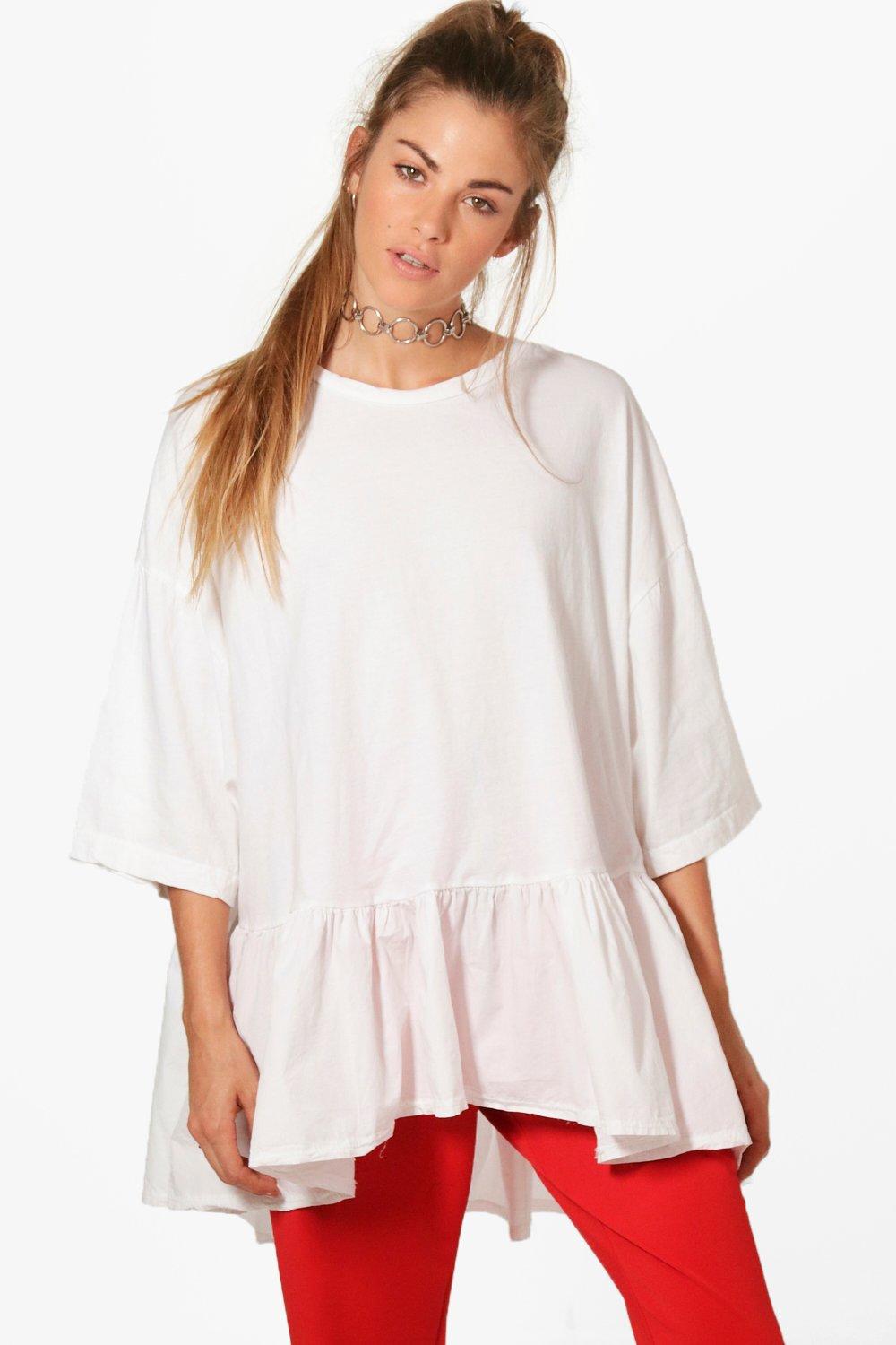 oversized peplum top