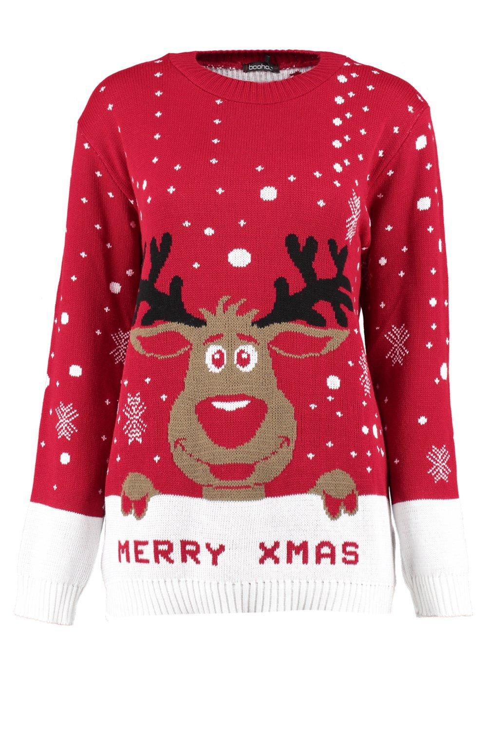 reindeer xmas jumper