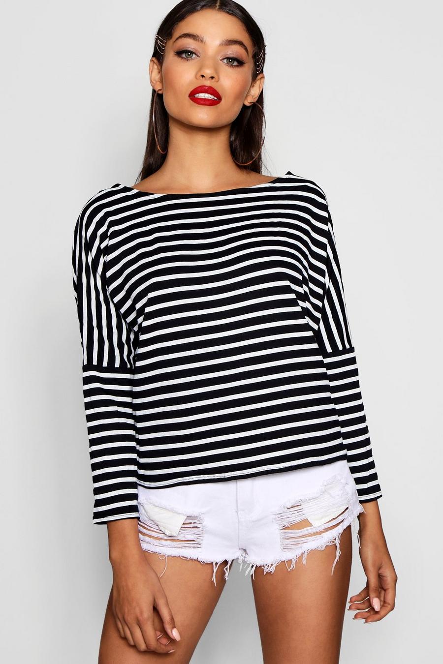 Stripe Slouchy T-Shirt image number 1