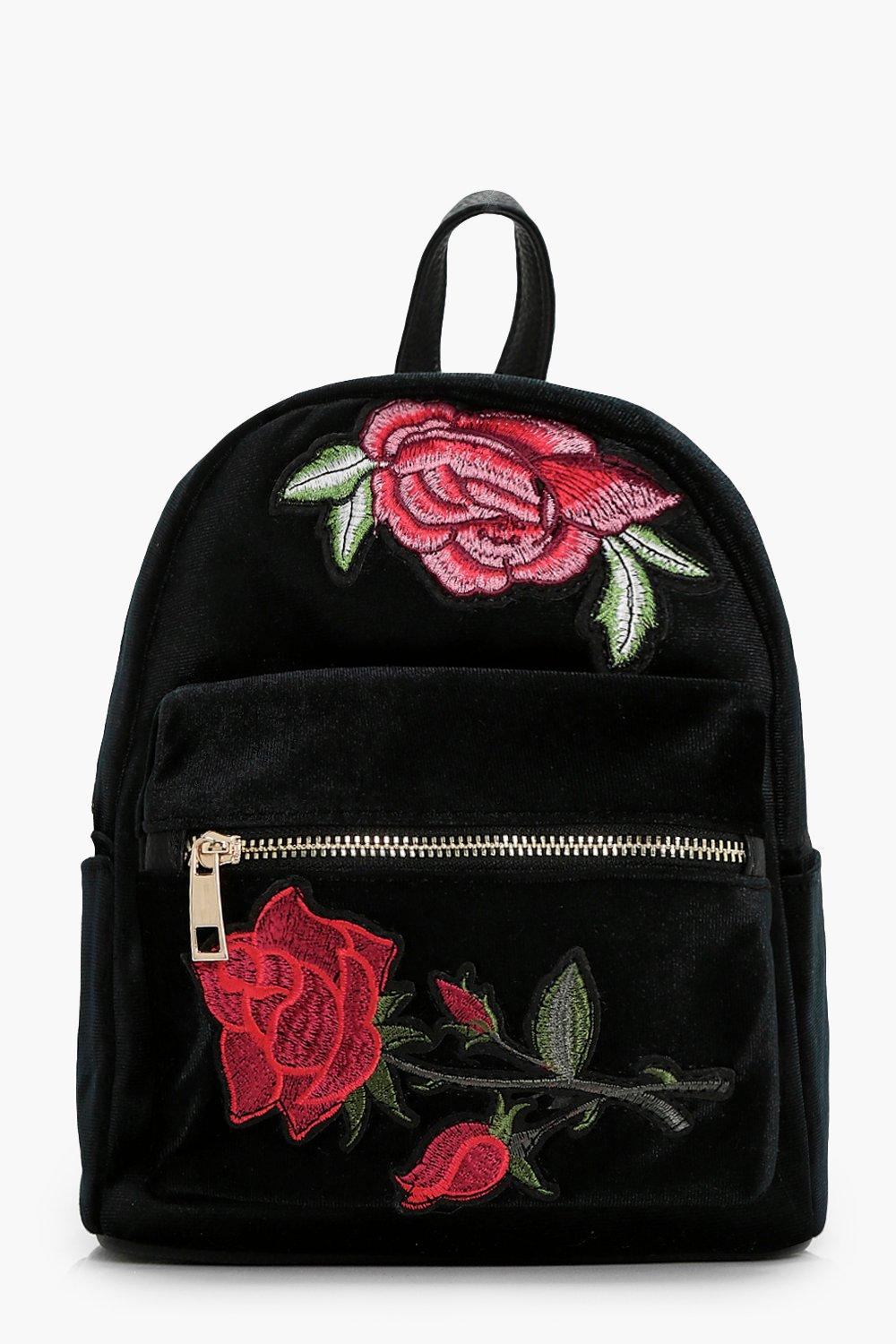 embroidered mini backpack