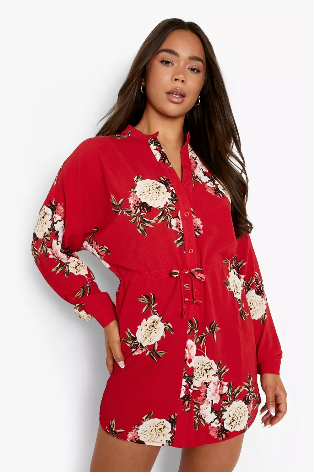 boohoo floral shirt