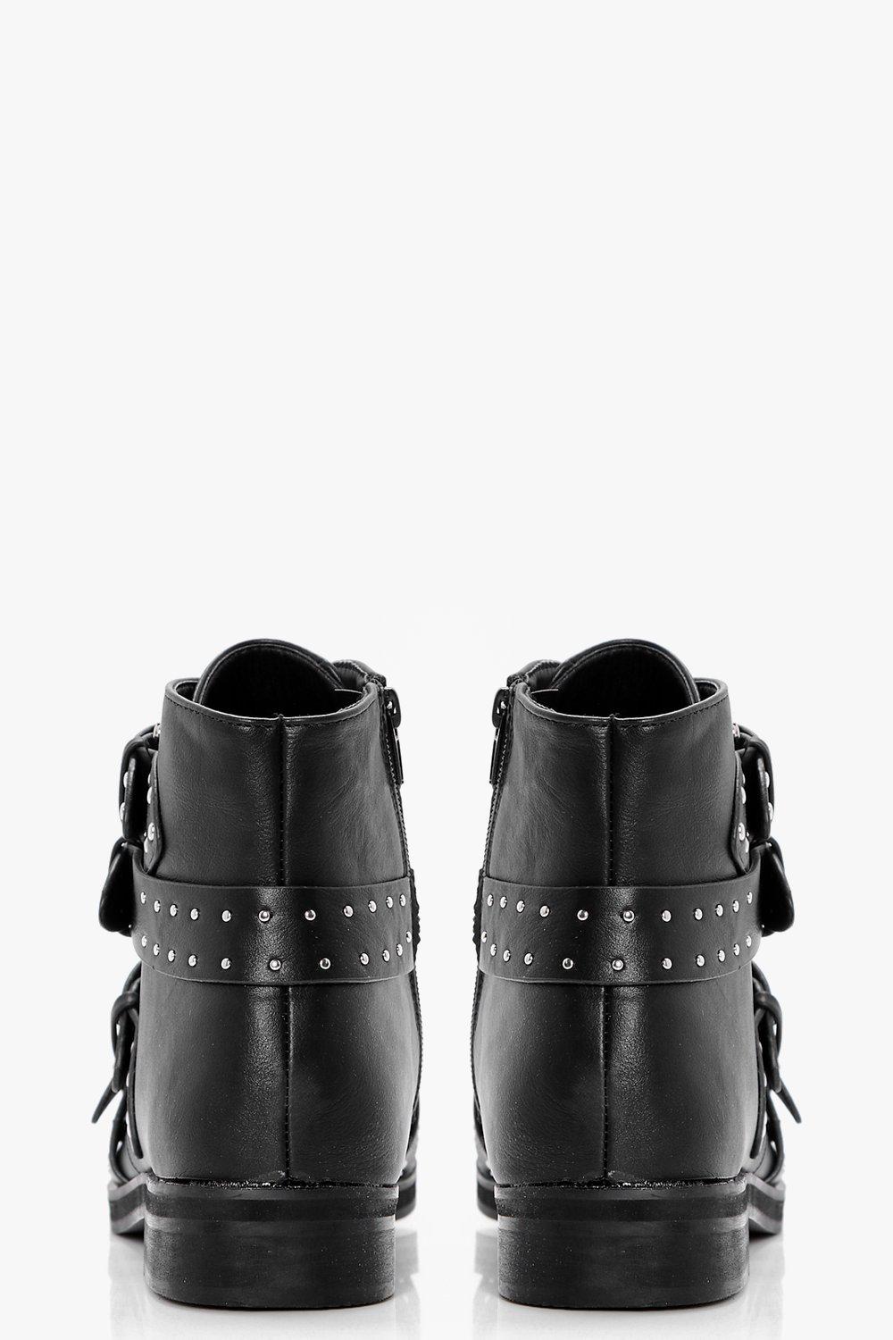 boohoo studded boots