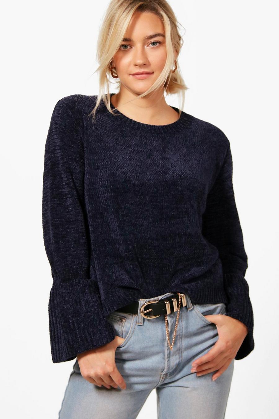 Lily Flare Sleeve Chenille Jumper image number 1