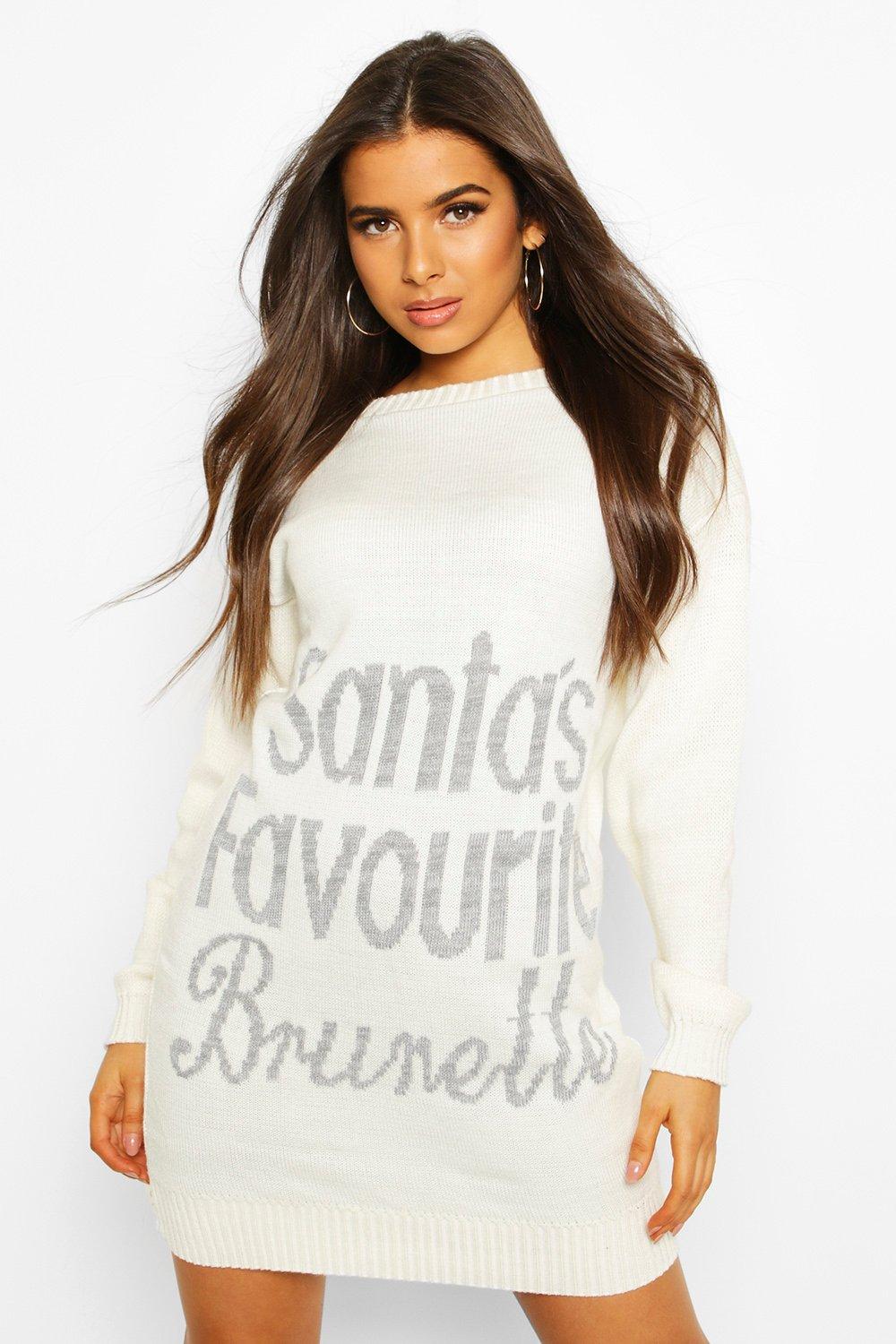 Boohoo santa outlet dress