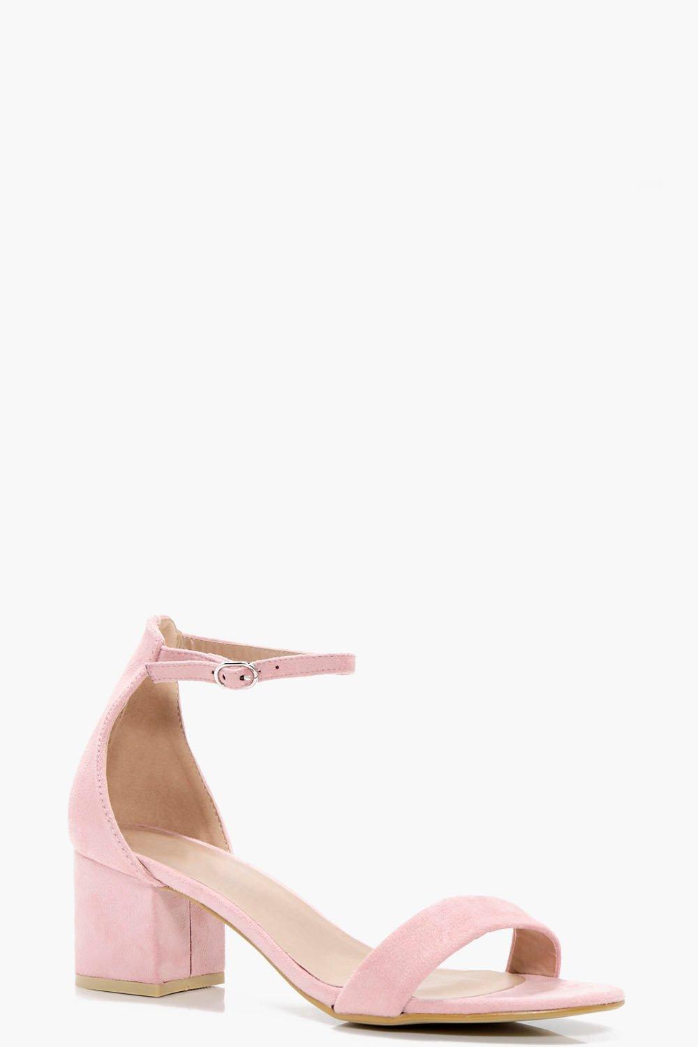 Low Block Heels | Boohoo UK