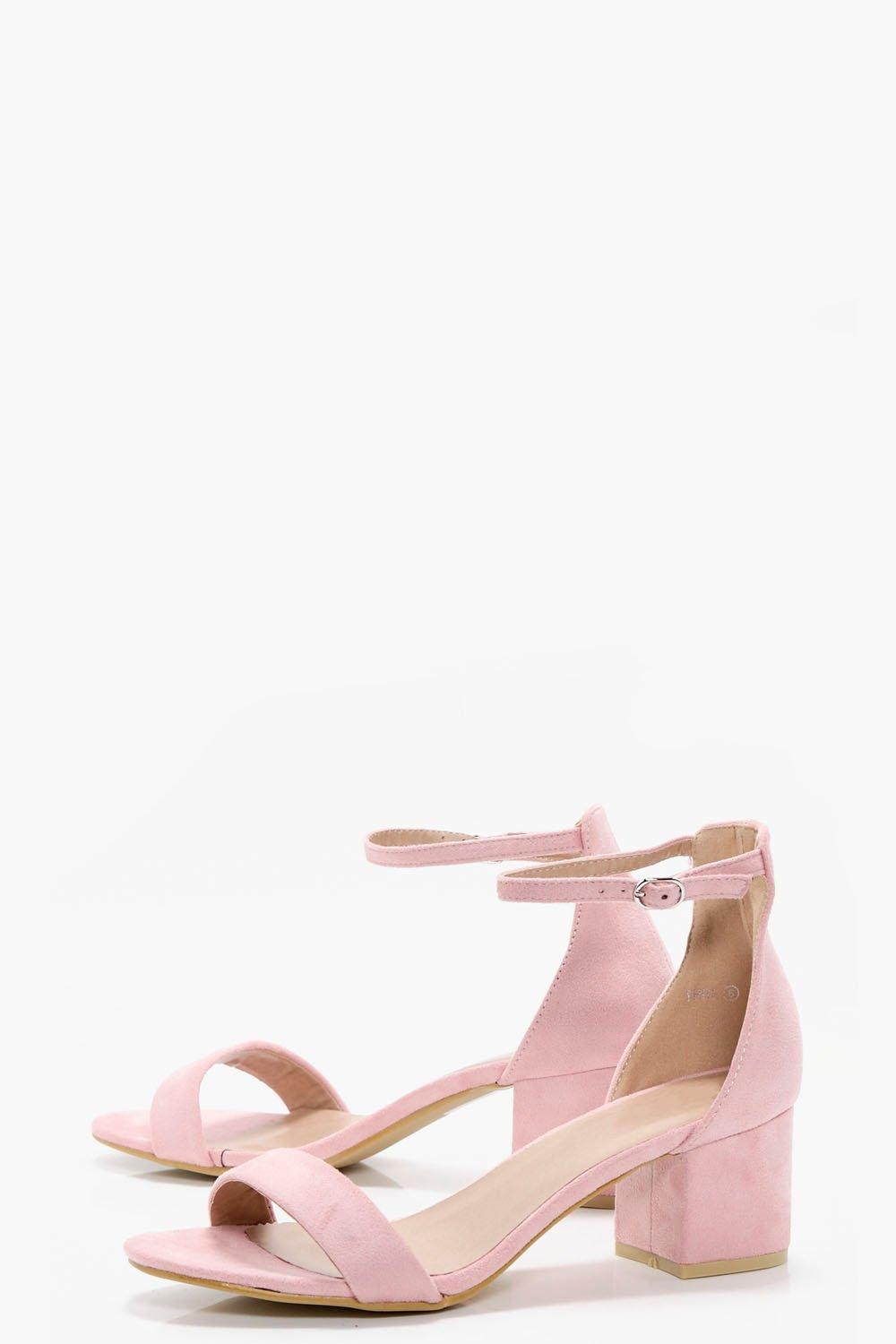 scarpe rosa tacco basso
