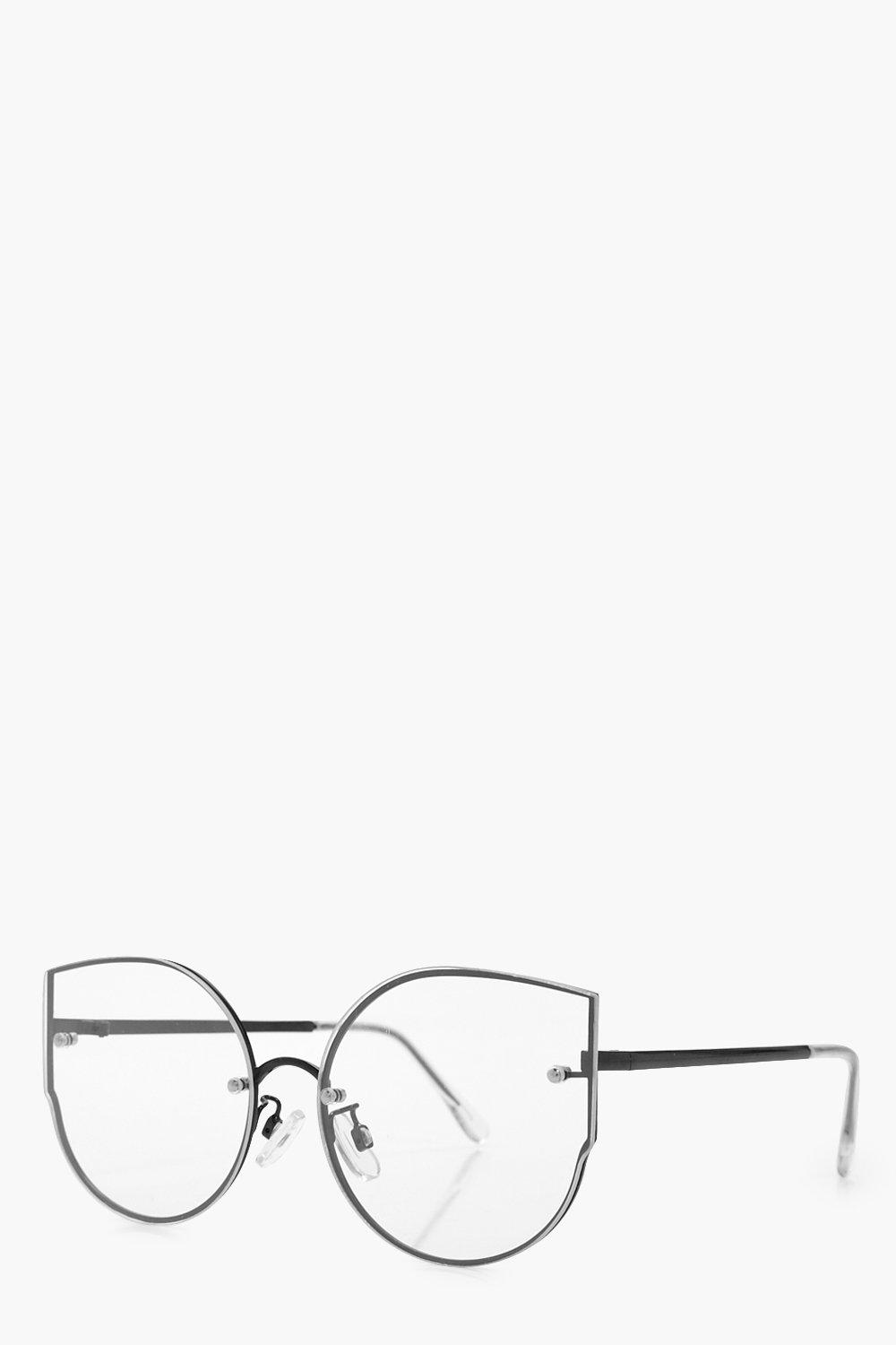 Ivy Clear Lens Fashion Glasses Boohoo UK