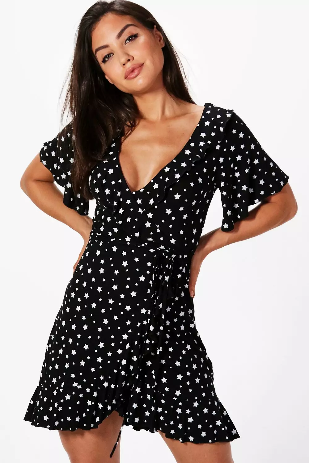 Boohoo shop constellation dress