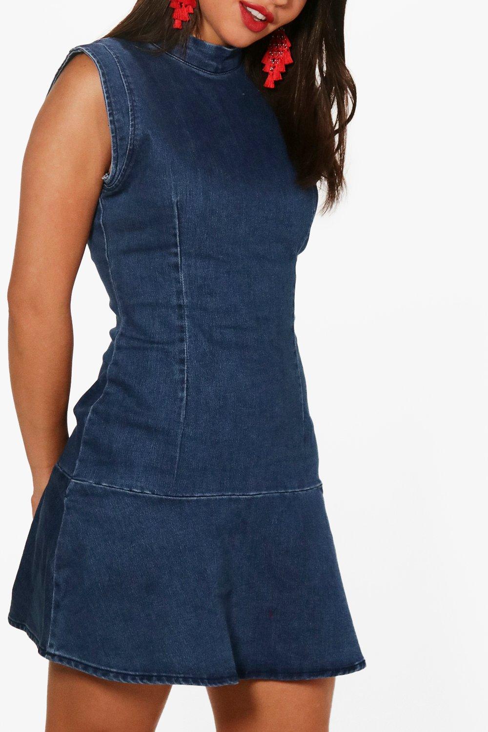 denim bodycon