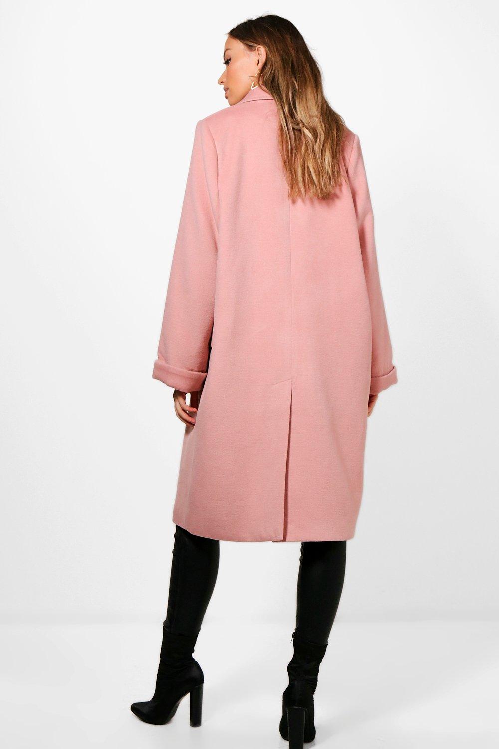 boohoo oversized coat