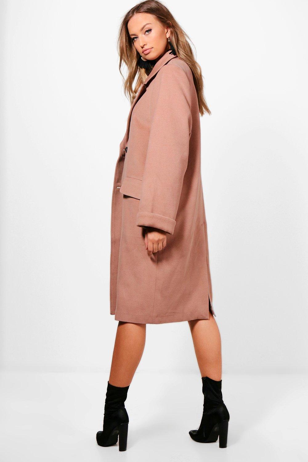 boohoo oversized coat