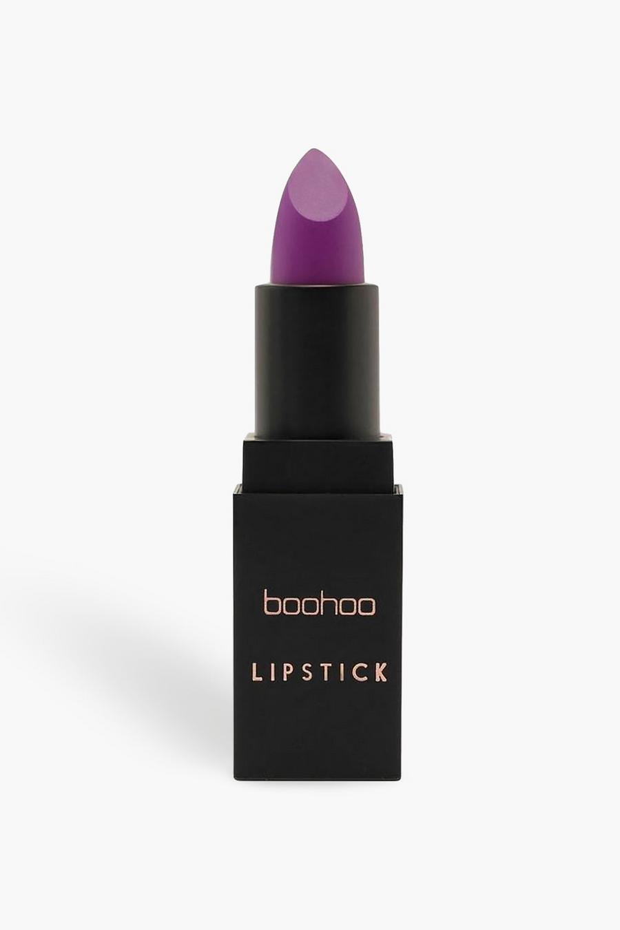 Purple Boohoo Matte Lipstick image number 1