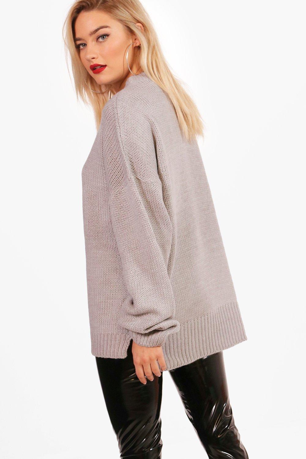 Oversized drop deals shoulder sweater