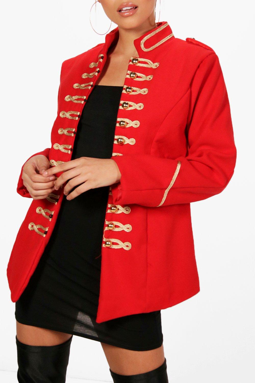 Veste 2025 militaire rouge