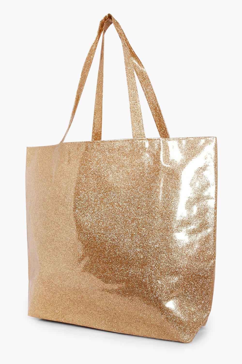 glitter beach bag