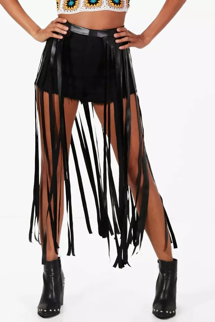 Festival fringe shop skirt belt