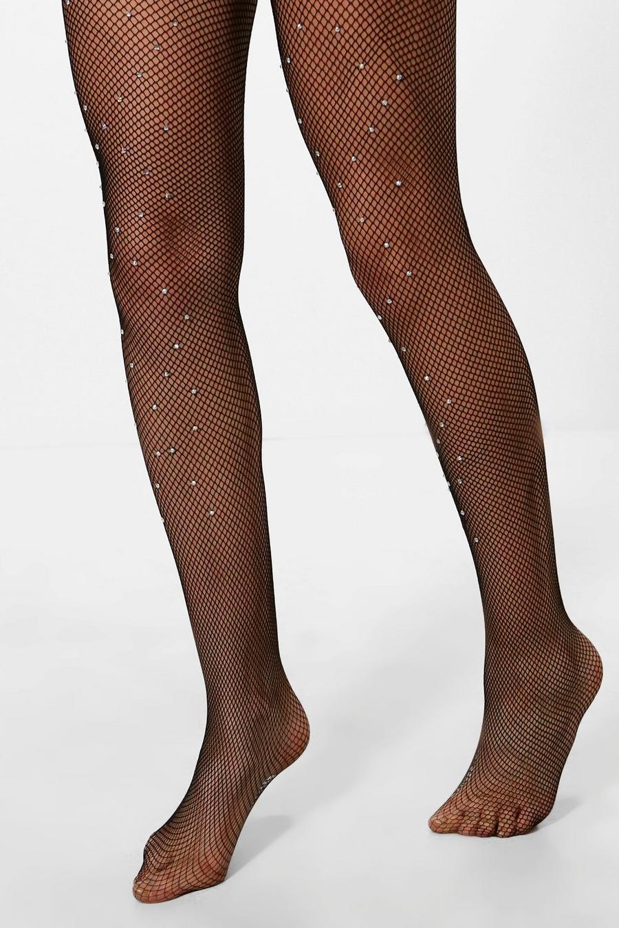Lacey Holographic Gem Fishnet Tights
