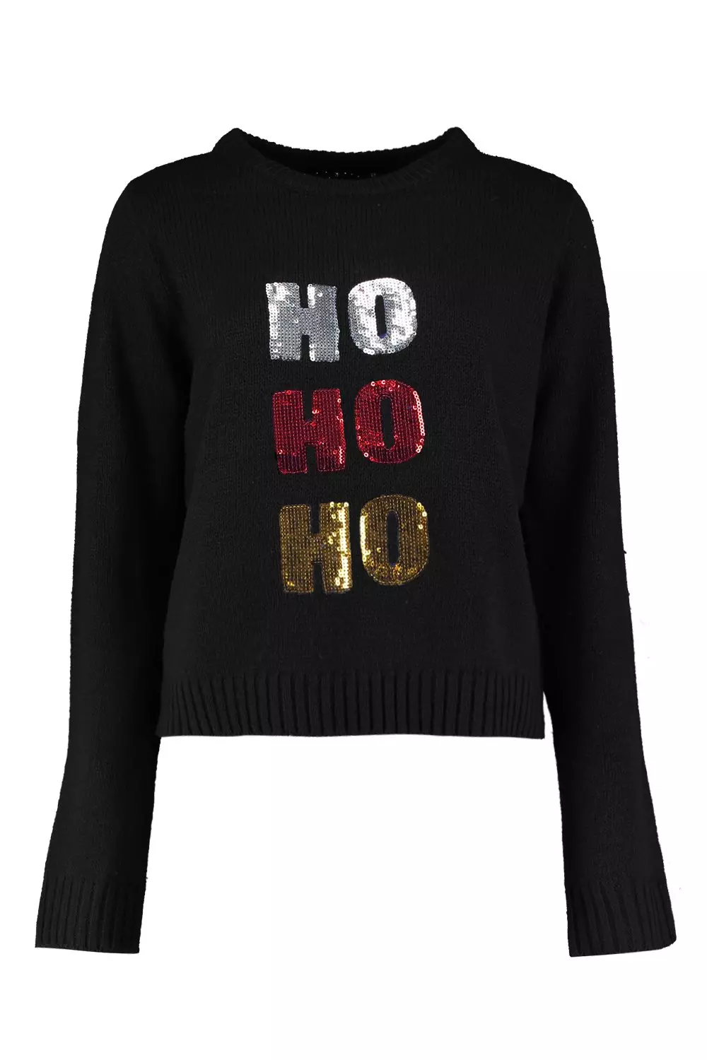 Ho ho ho sequin sweater sale