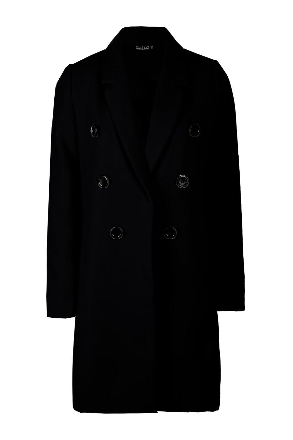 women's double breasted wool coat