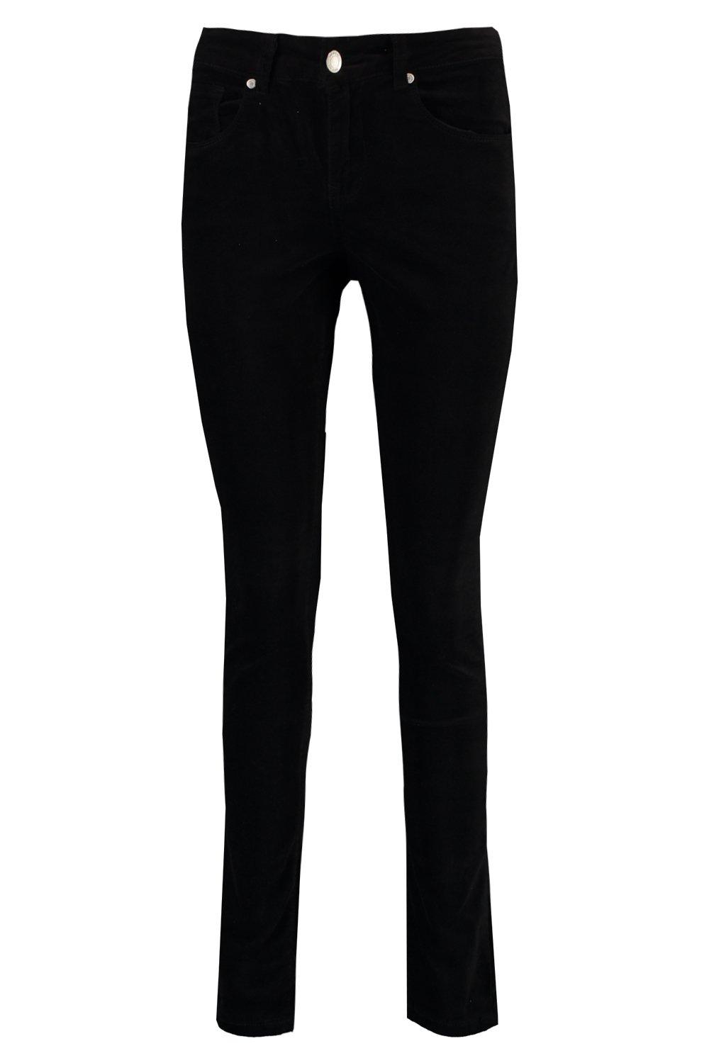 black velvet skinny jeans