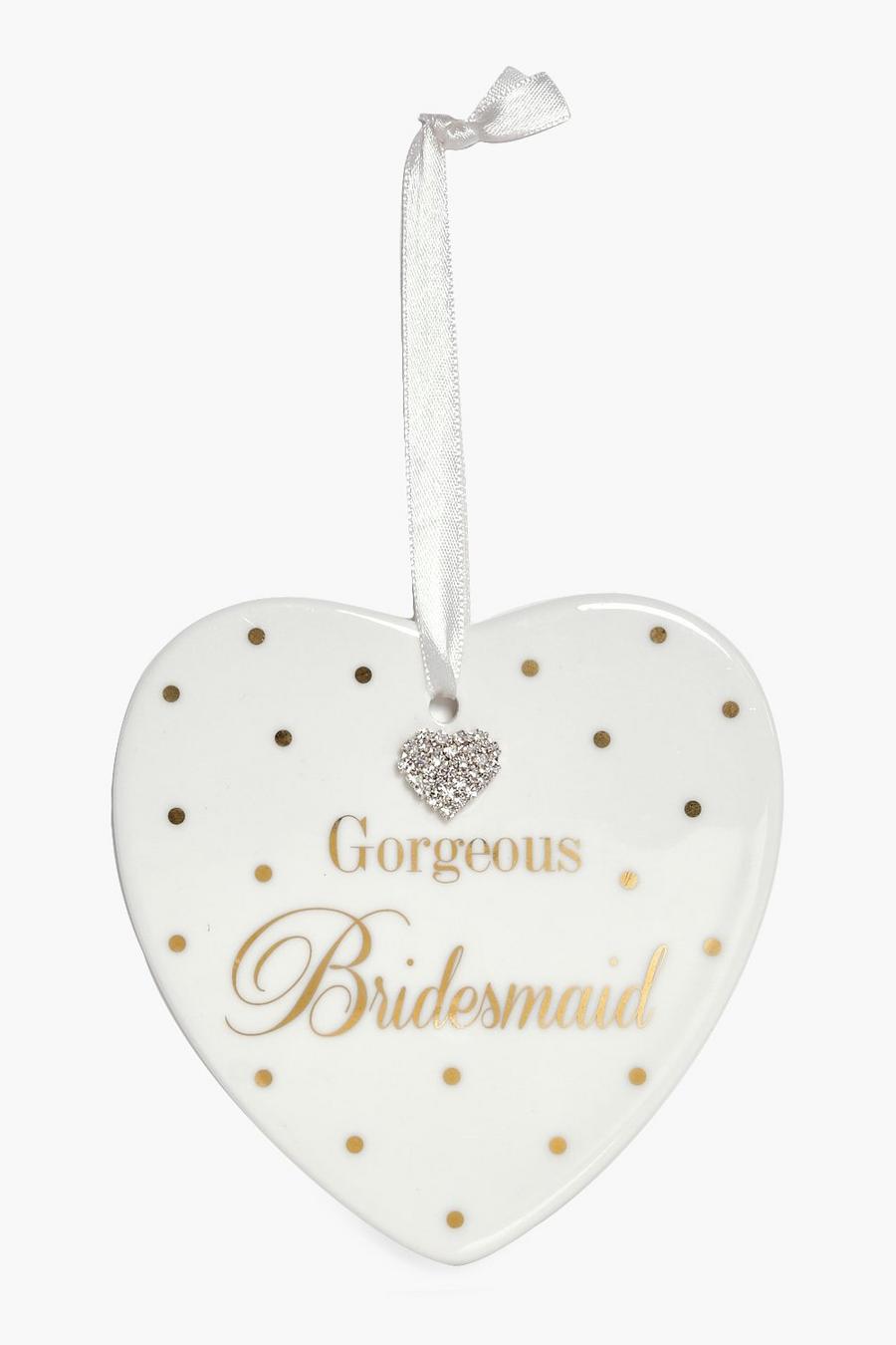 Ivory Gorgeous Bridesmaid Plaque image number 1