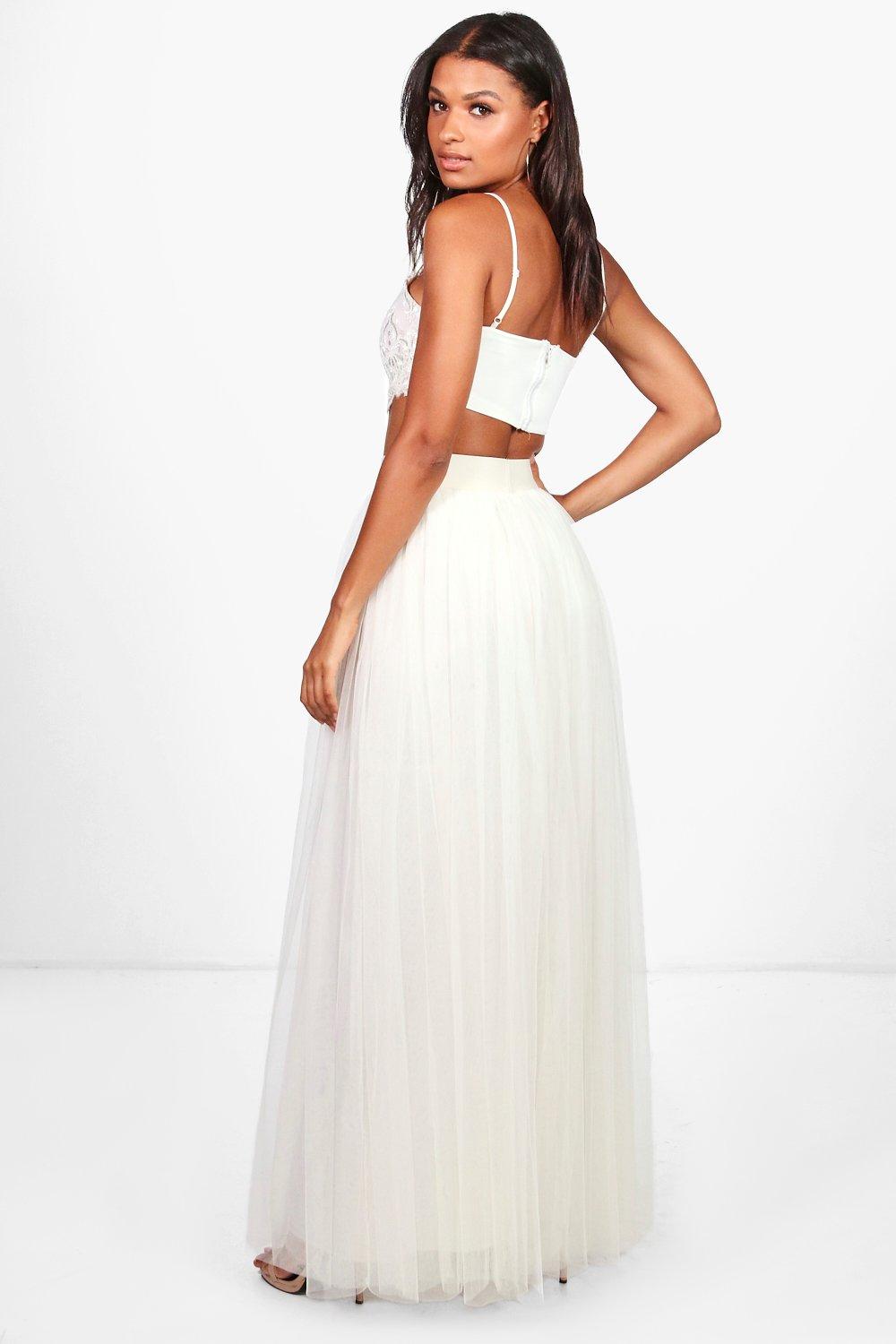 Maxi tulle skirt boutique sale