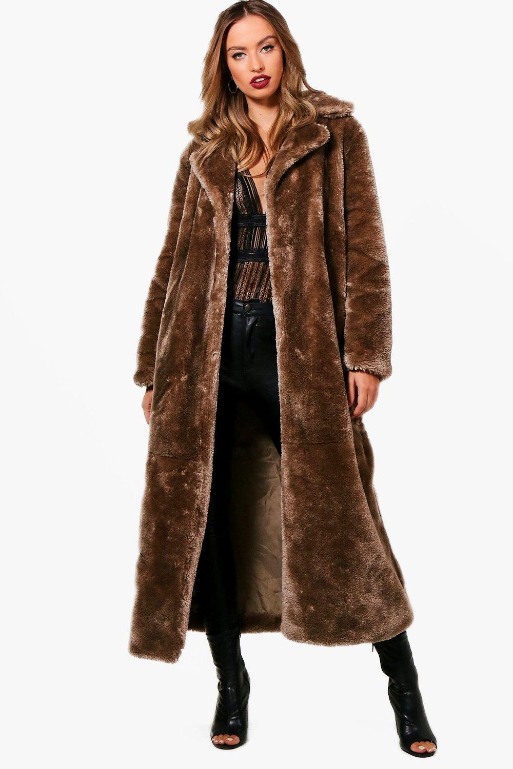 maxi fur coat