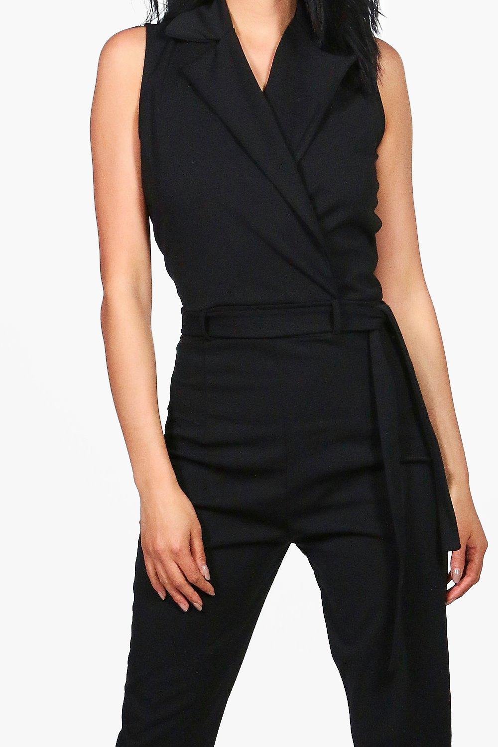 Women's tuxedo cheap style jumpsuit