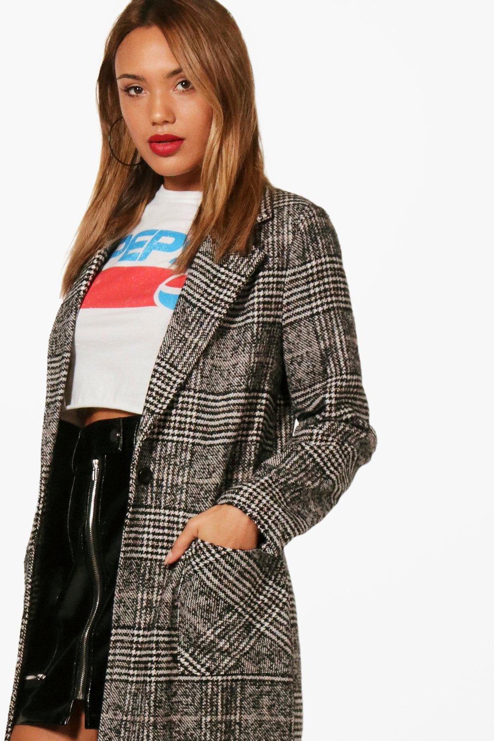 Boohoo hotsell check jacket