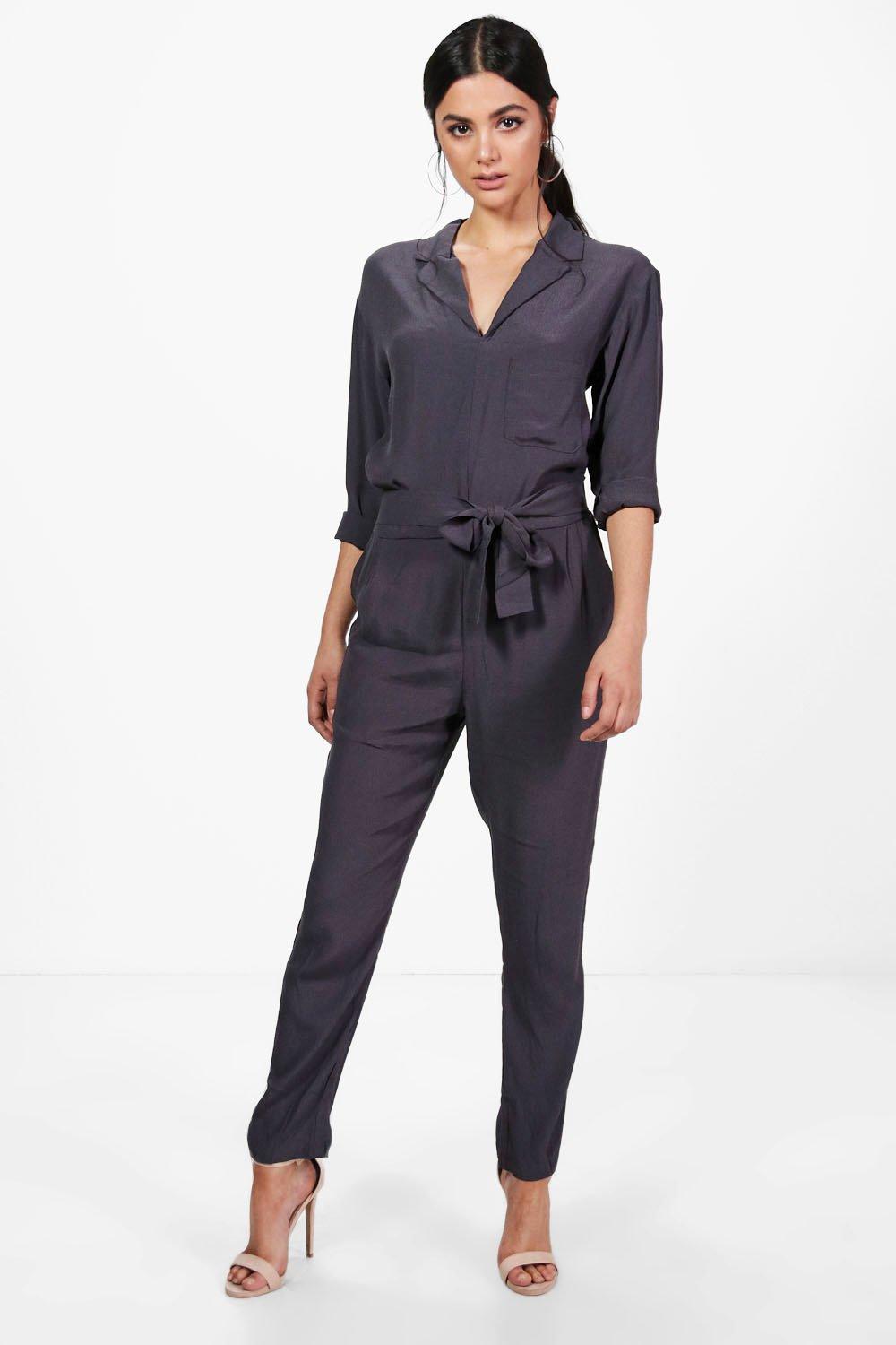 collared jumpsuit