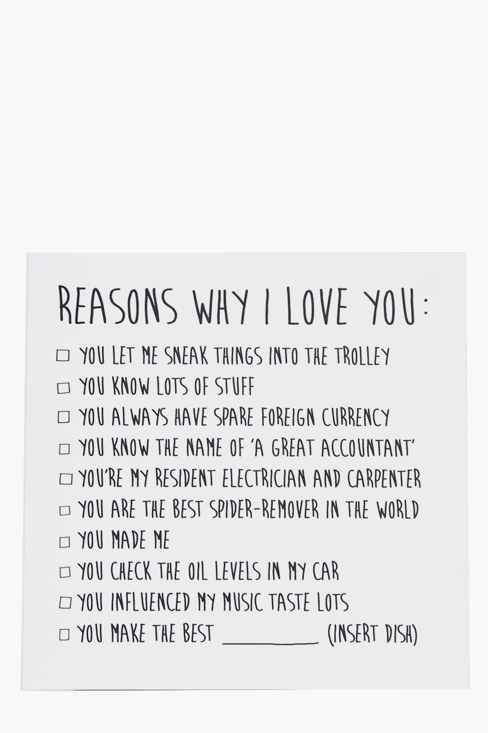 Why love you i reasons Top 100