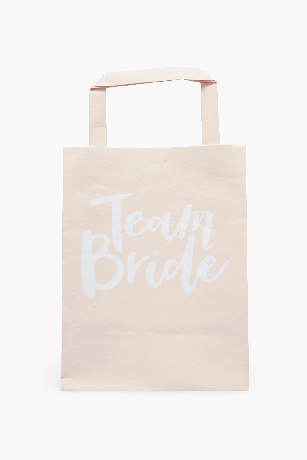 team bride paper bags