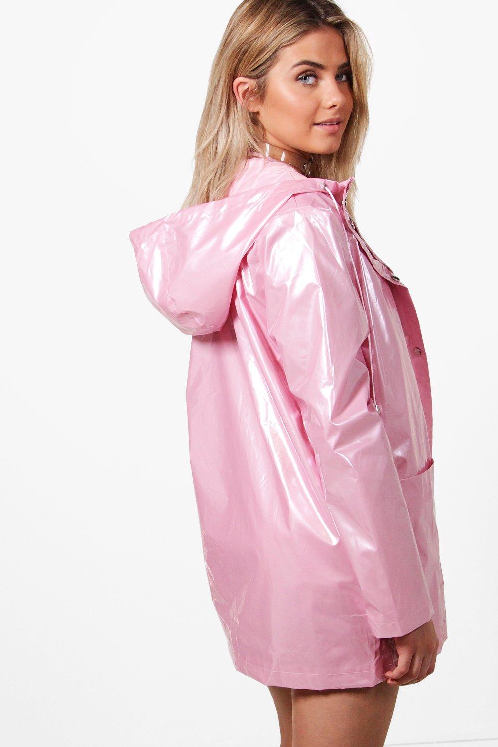 Boohoo waterproof coat online