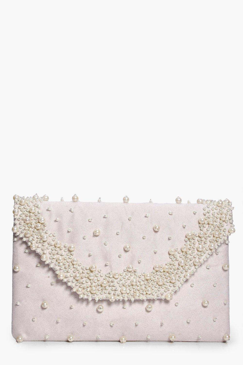 pearl clutch bag