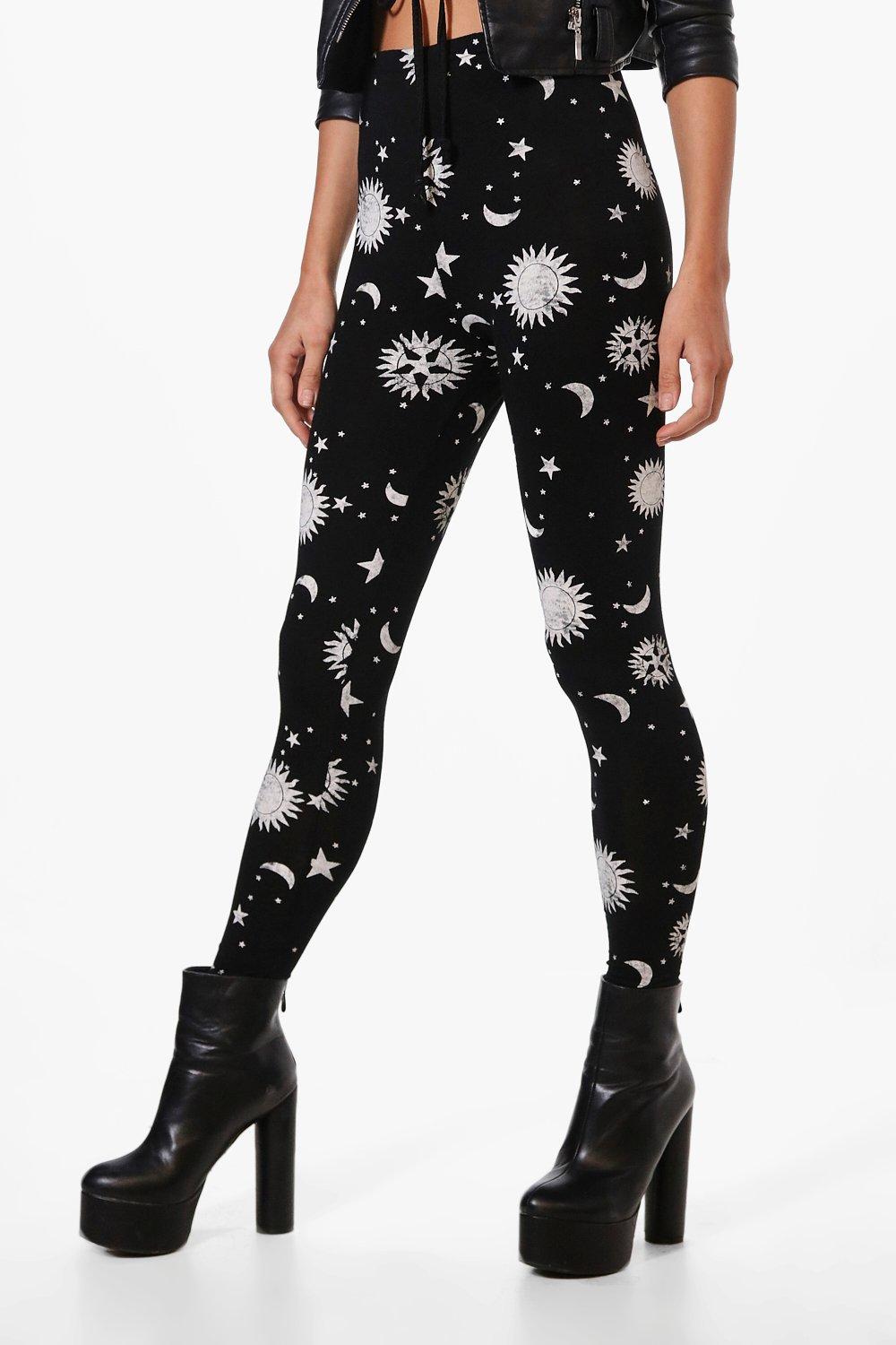 Moon and stars leggings sale