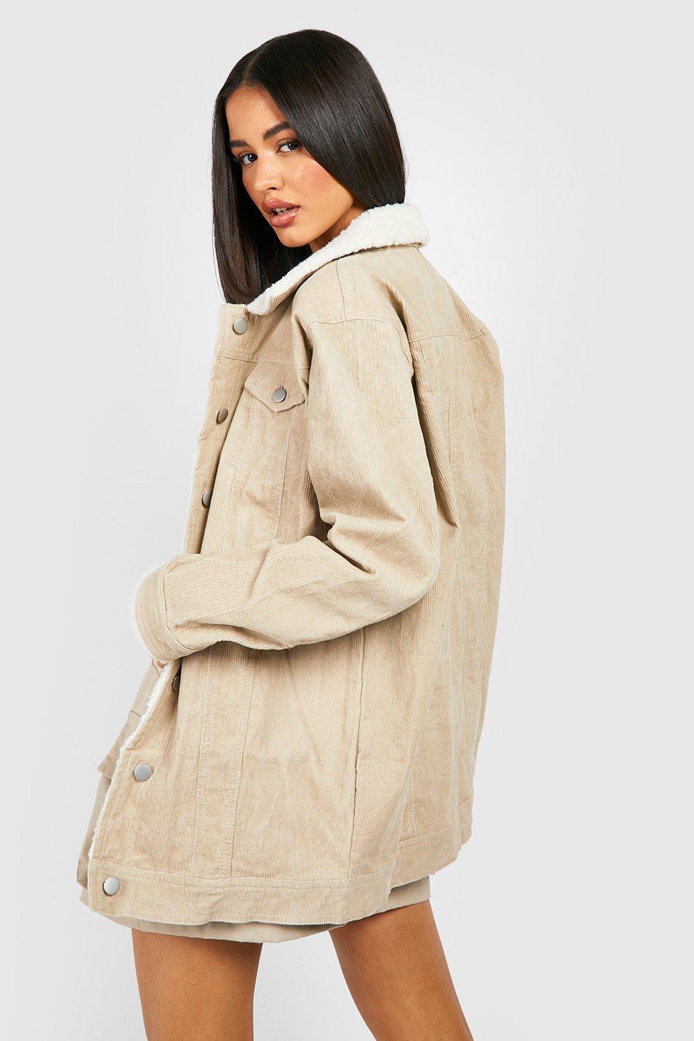 Boohoo corduroy clearance jacket