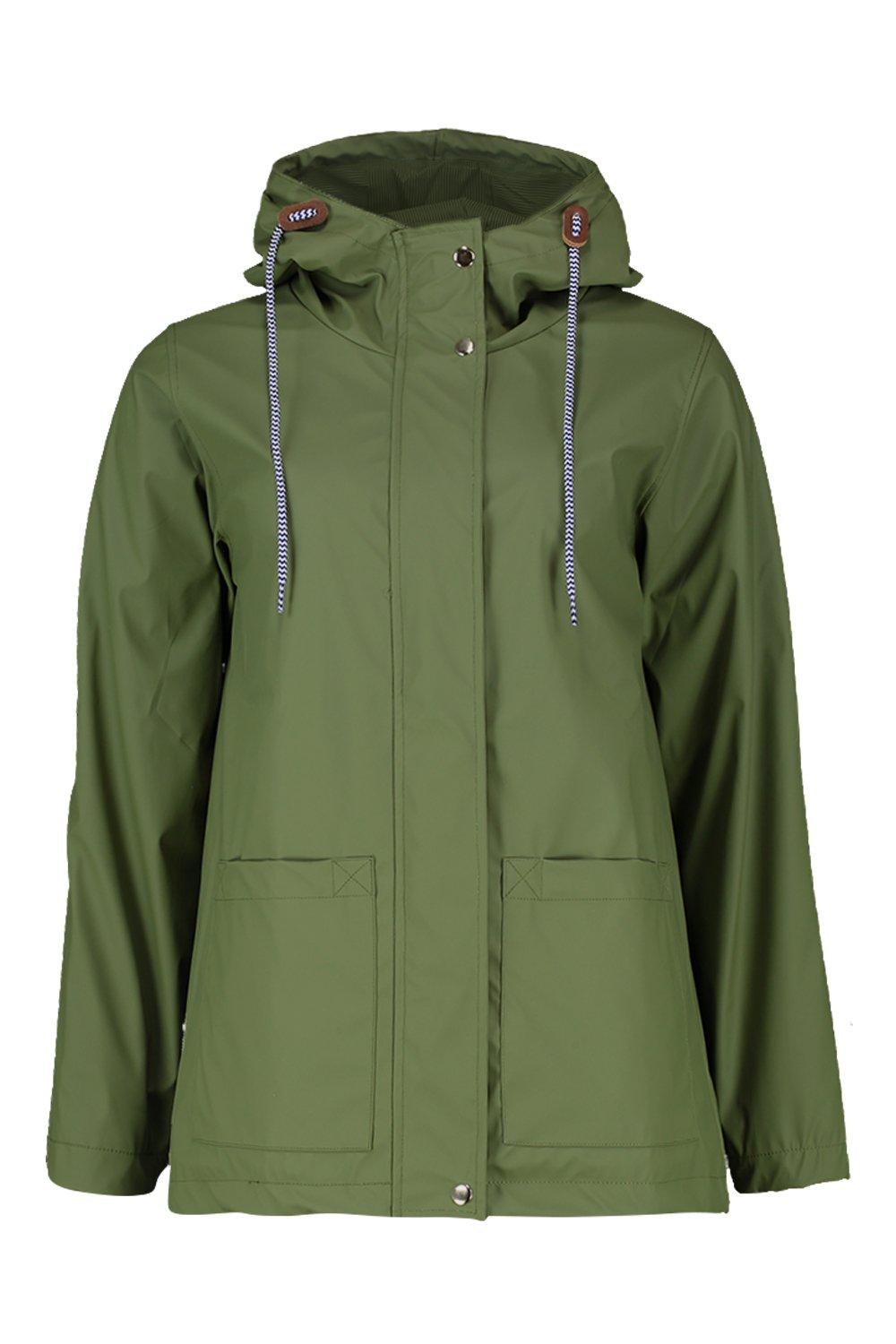 Boohoo rubberised rain store mac