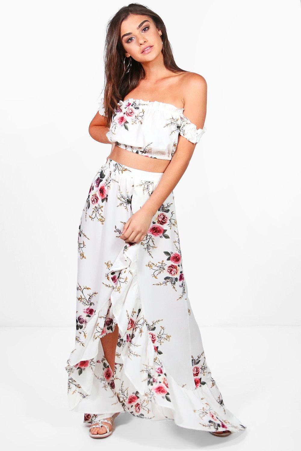 co ord sets maxi skirt